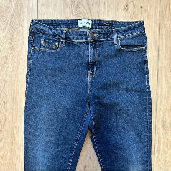Parker Smith Women’s Straight Leg Jean Mid Rise Sz 32 - Picture 4 of 13